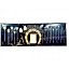 SET PROFESSIONAL MAKEUP TOOLS BRONZE GLITTER